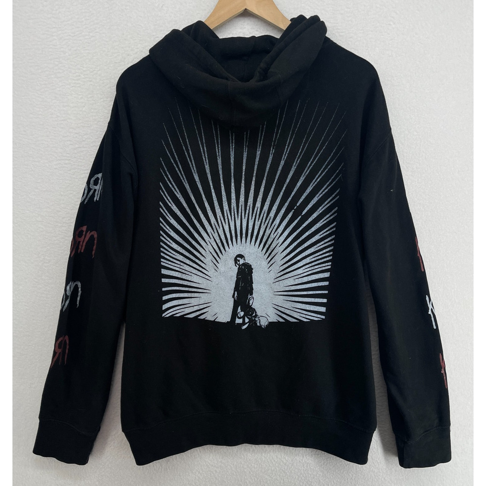 KORN Hoodie Adult L Serenity of Suffering Rock Band Pullover Sweatshirt Black - Picture 3 of 12